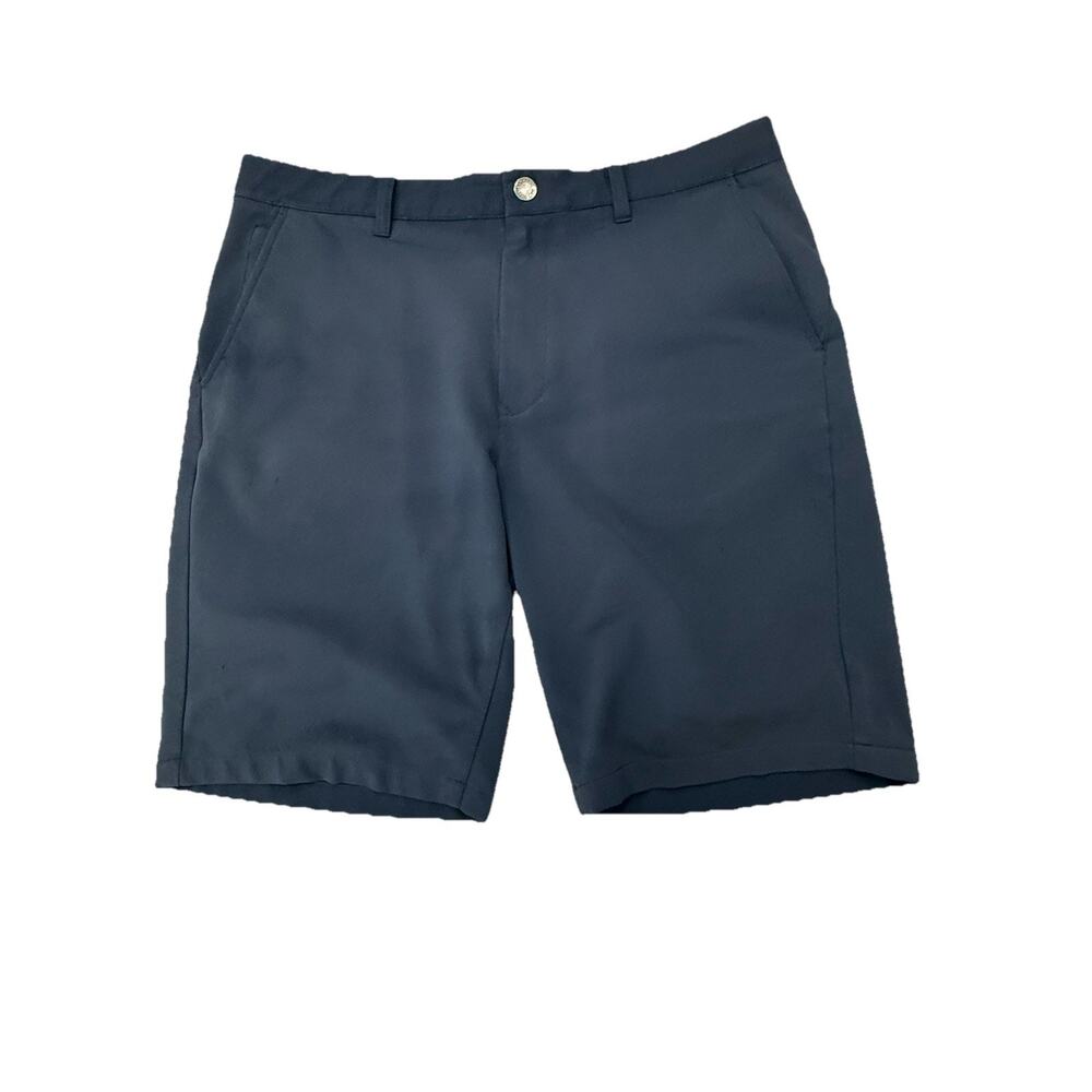 Bonobos Men’s Golf Shorts Size 35 Blue Flat Front 10” Inseam M-Flex